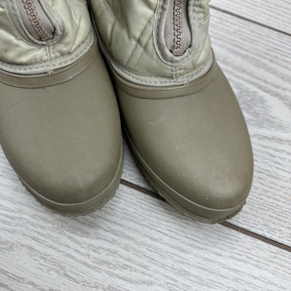 SOREL Quebec Boots Dove Grey ZIpper Closure CANADA by Kaufman Footwear(Read) - Picture 2 of 11